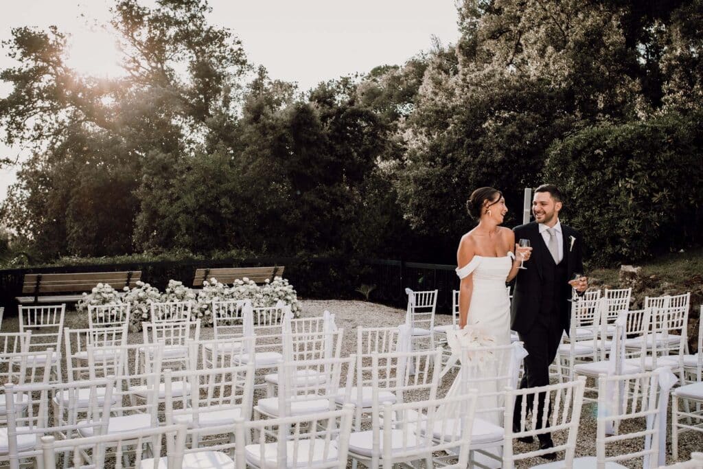 Reportage di nozze in una villa storica in provincia di Pisa